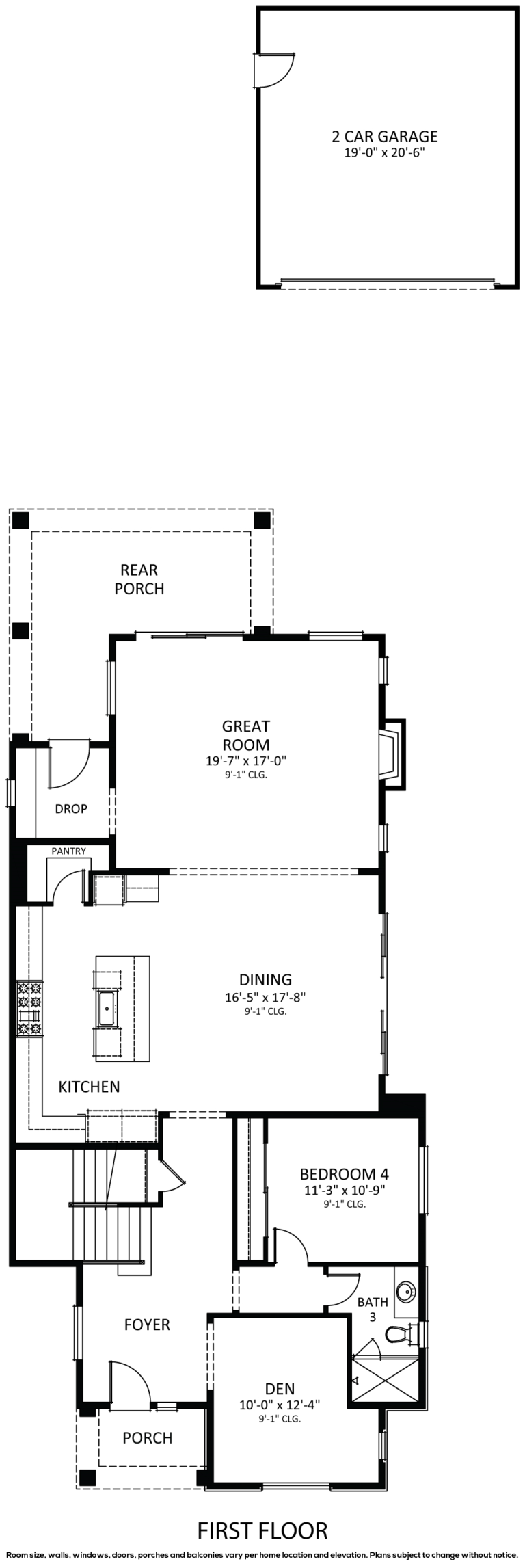 Floorplan of 1219 Fairview