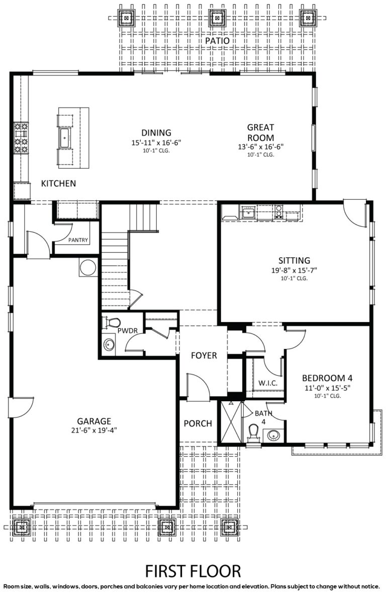 Floorplan of 1743 Parkside